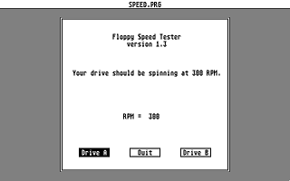 Floppy Speed Tester
